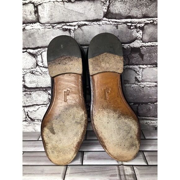 Allen Edmonds Black Leather Slip On Loafers Dress Shoes Men Sz 10D US/43EU - Picture 15 of 16